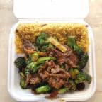 Best 芥蘭牛 Beef w. Broccoli (Combo Platter) in Jacksonville, FL